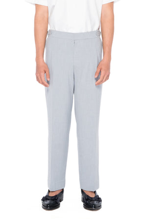 LIGHT GREY CLASSIC PANTS WITH SIDE ADJUSTER